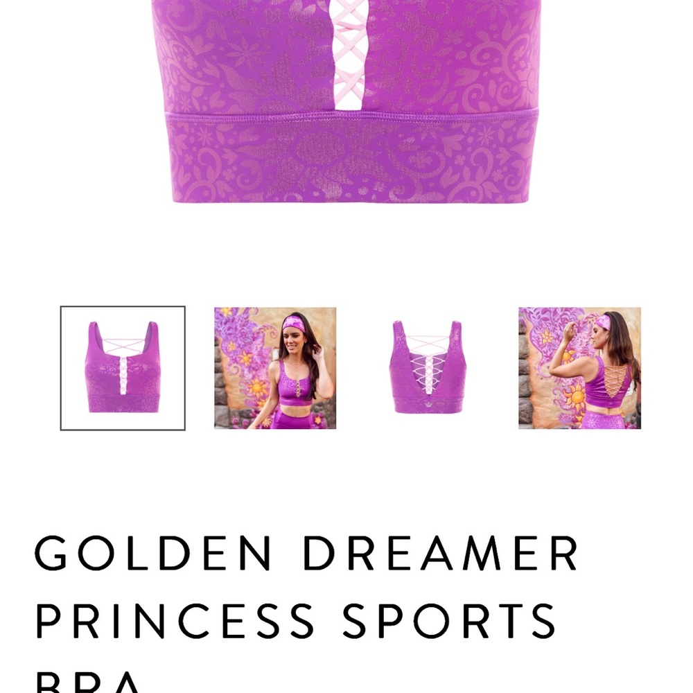Princess Purple Sports Bra
